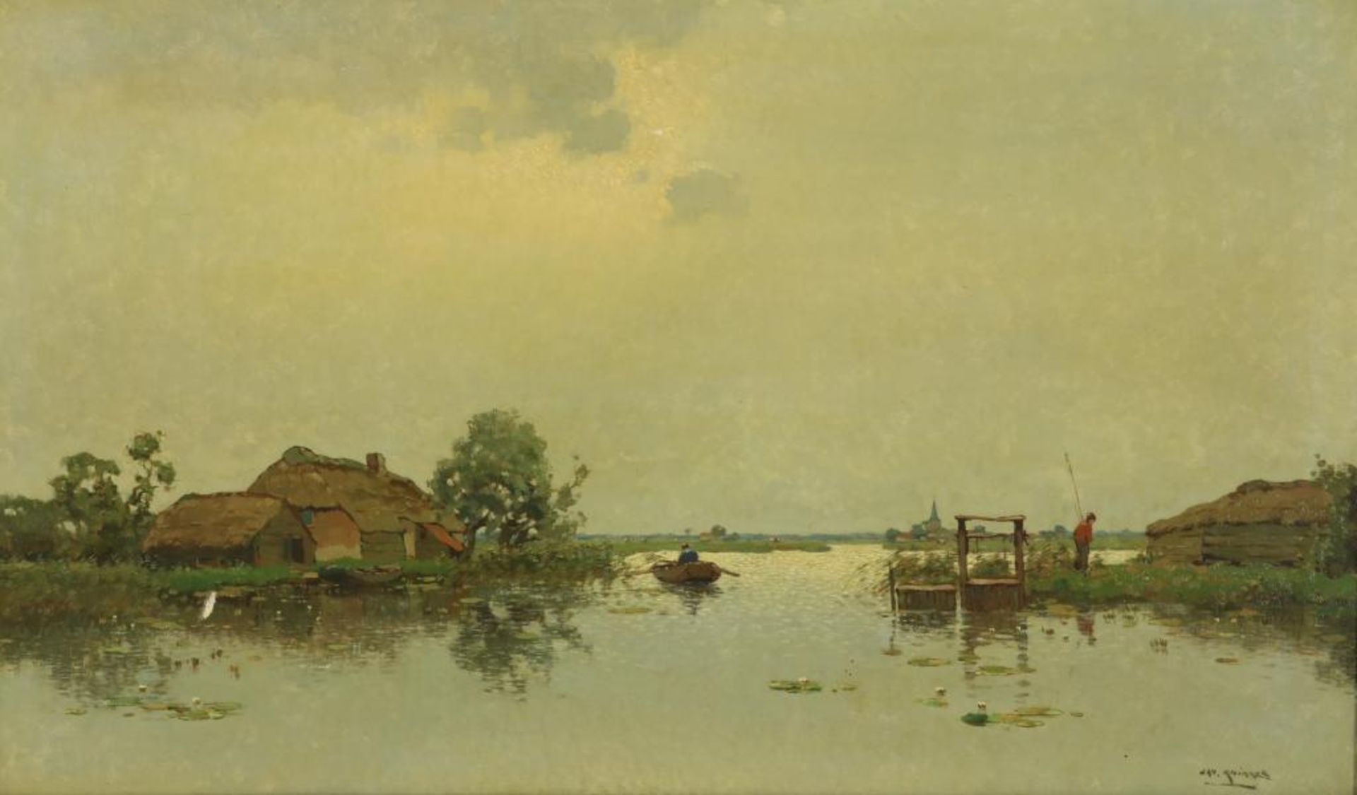 Kikker Jan Simon, polderlandschap