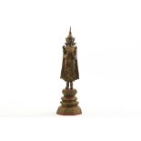 Bronzen staande Boeddha