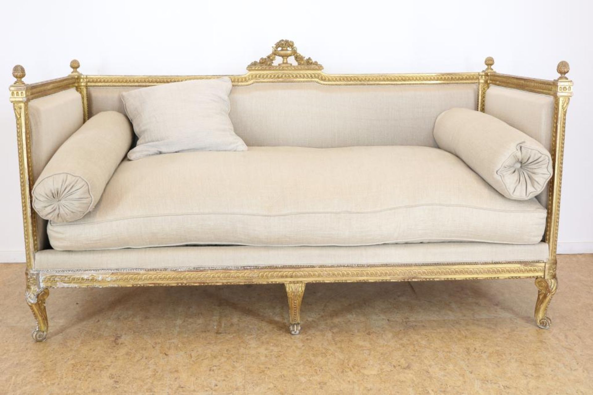 Goudlak Louis XV-stijl sofa