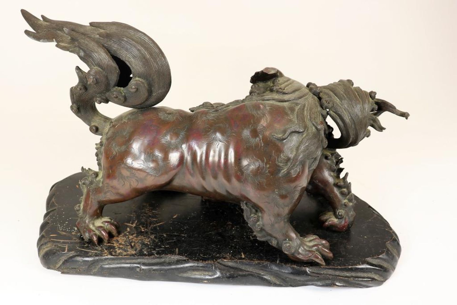 Bronzen vechtende leeuwen, Japan - Bild 5 aus 7
