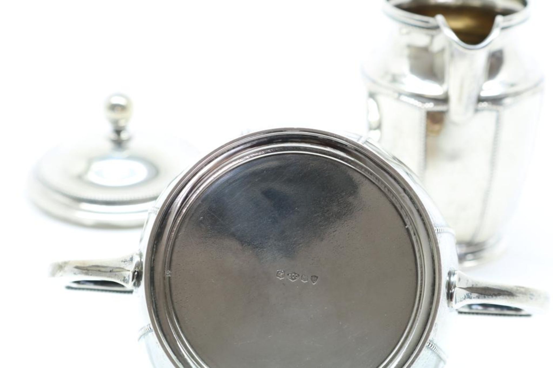 Zilver suikerpot en melkkan - Bild 3 aus 3