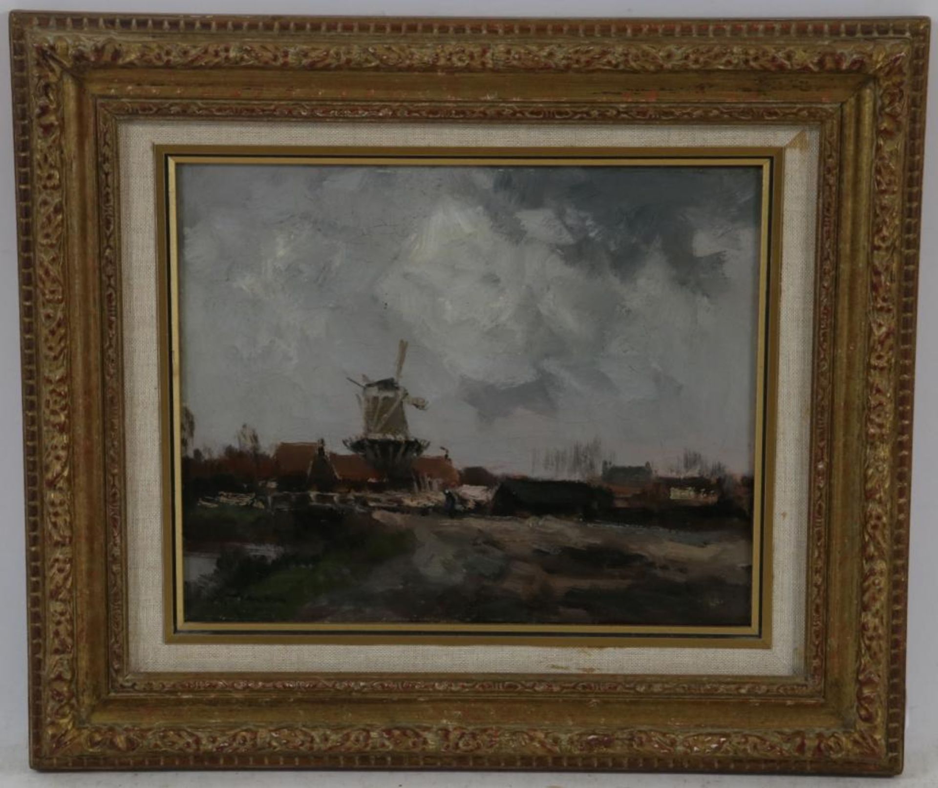 Jansen W.G.F.  molen in landschap - Bild 3 aus 4