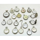 Lot van 20 diverse zakhorloges