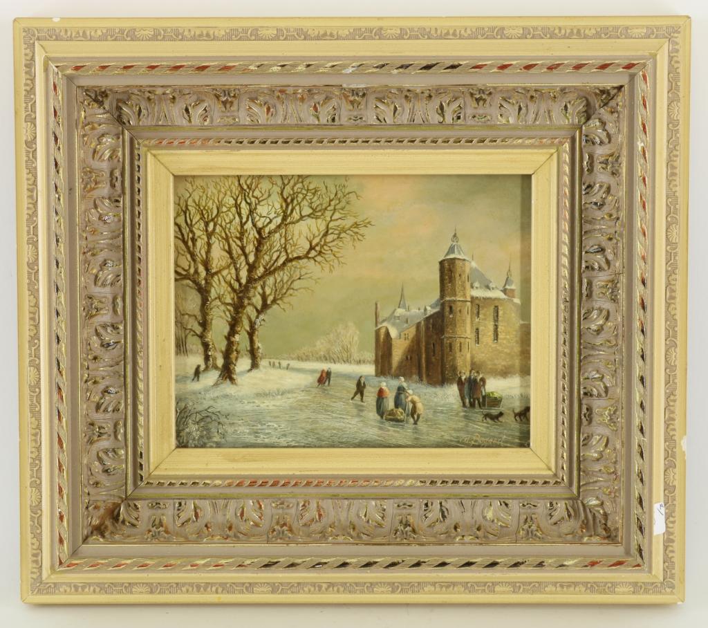 Bogaerdt van den, Winterlandschap - Image 4 of 4