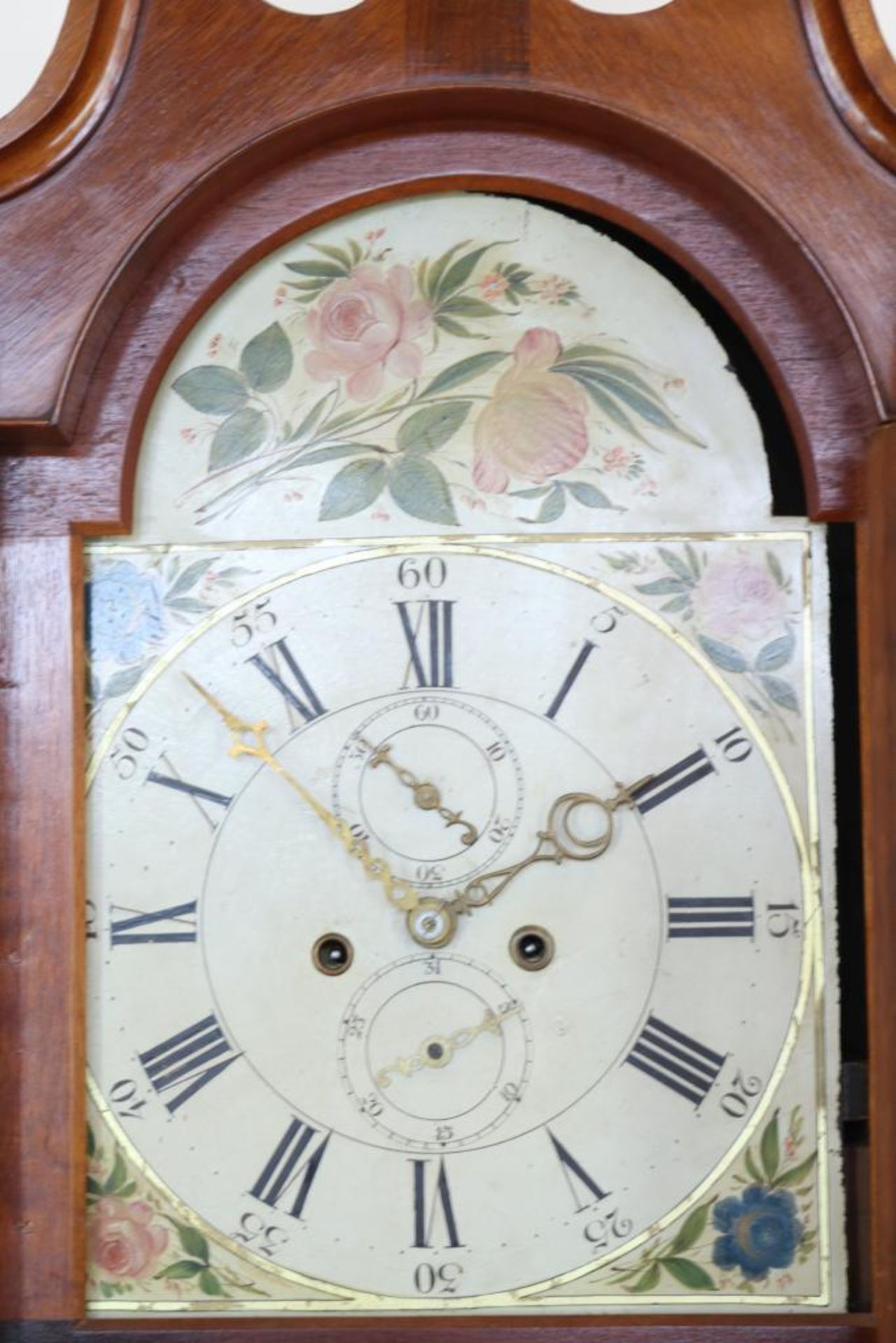 Staand horloge in mahonie kast - Image 5 of 5