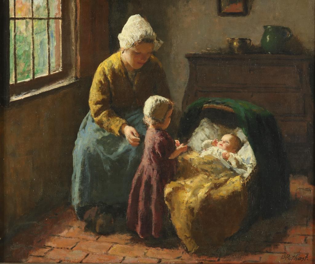 Pothast, Bernard, moeder met kinderen
