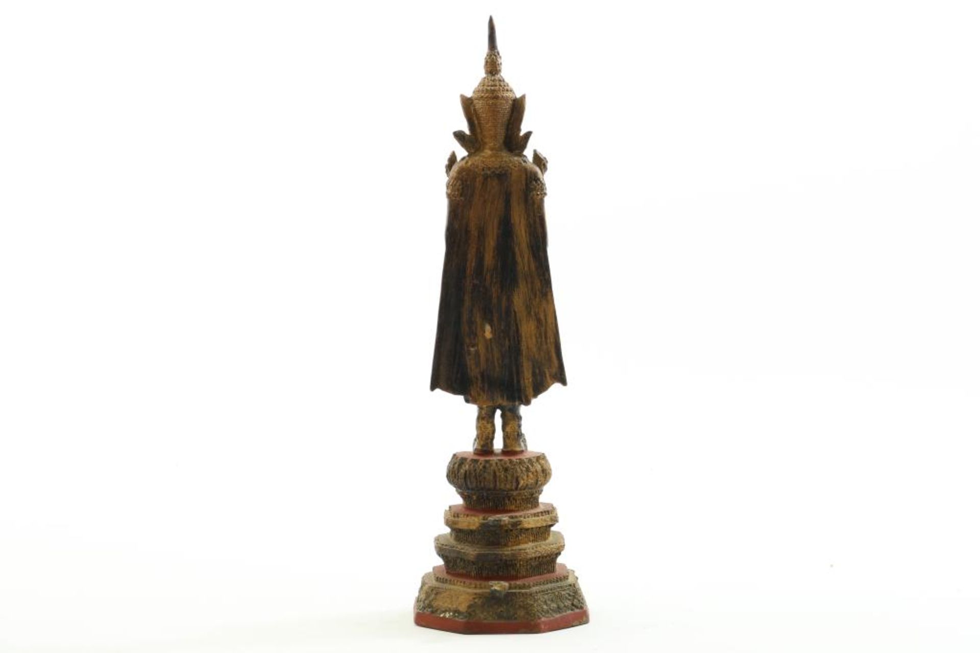 Bronzen staande Boeddha - Bild 2 aus 2