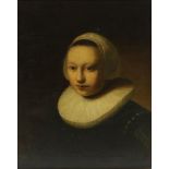 Portret van dame met molensteenkraag