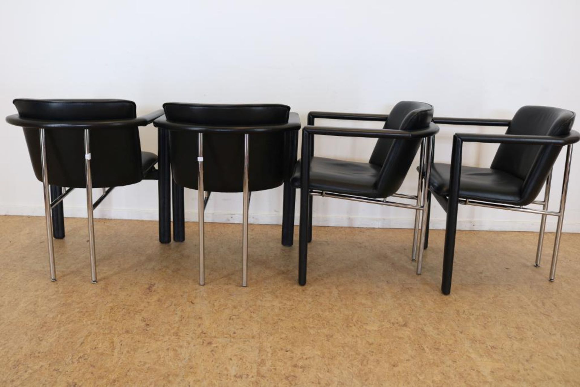 Serie van 4 design stoelen, Leolux - Bild 4 aus 5