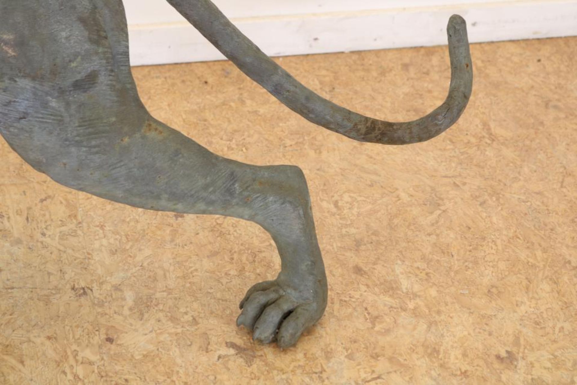 Bronzen sculptuur van panter - Bild 2 aus 3
