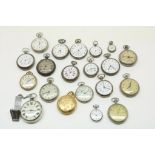 Lot van 20 diverse zakhorloges