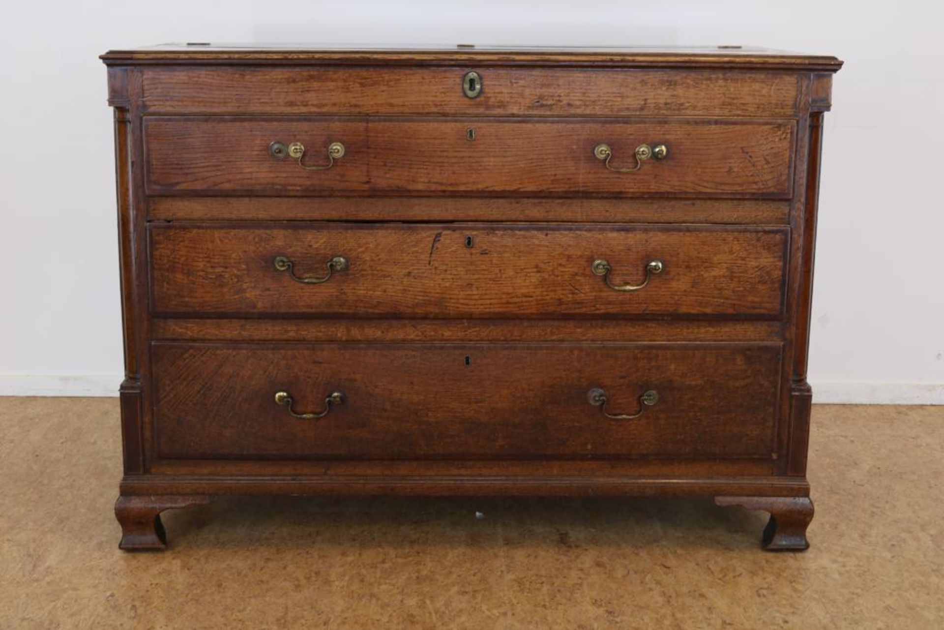 Eiken commode met 2 laden, Engeland