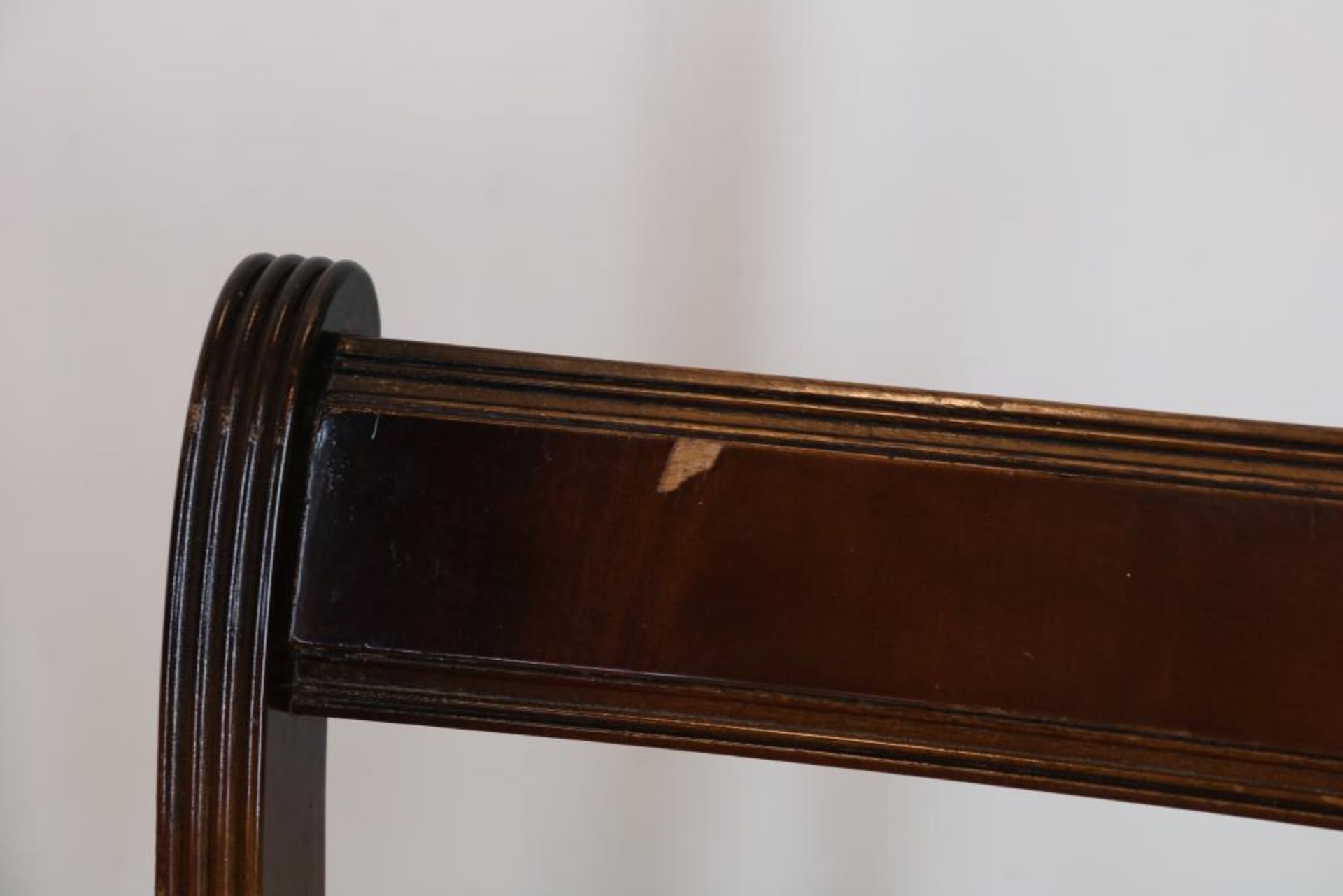 Serie van 4 mahonie stoelen - Image 4 of 4