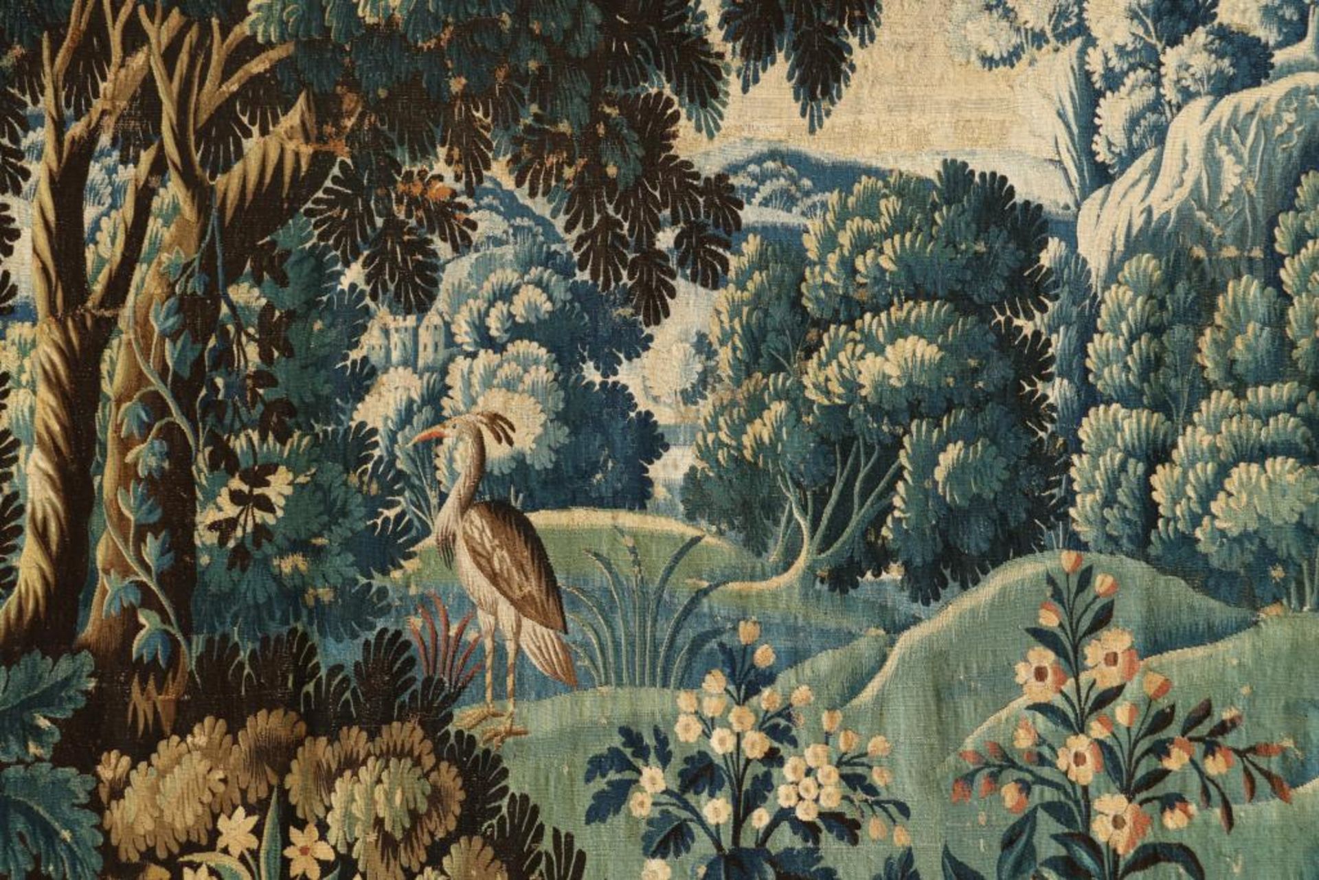 Verdure wandkleed, Vlaams 17e eeuw - Image 2 of 10