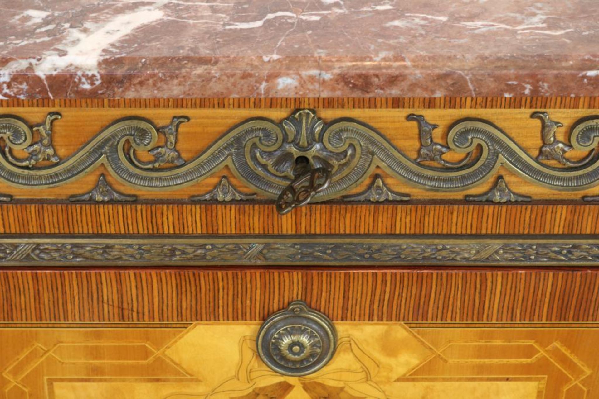 Noten Louis XVI-stijl commode - Image 4 of 7