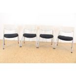 Serie van 4 design stoelen, Vitra