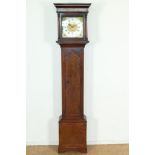 Mahoniehouten longcase clock 18e eeuw