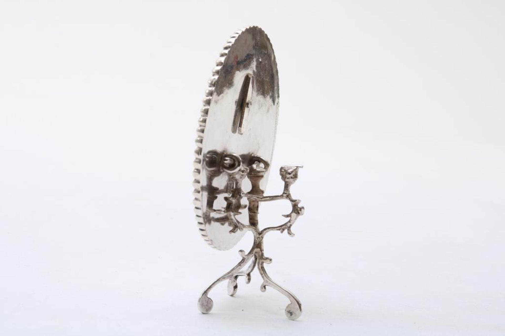 Zilveren miniatuur klaptafel, A vd Hoeff - Image 5 of 5