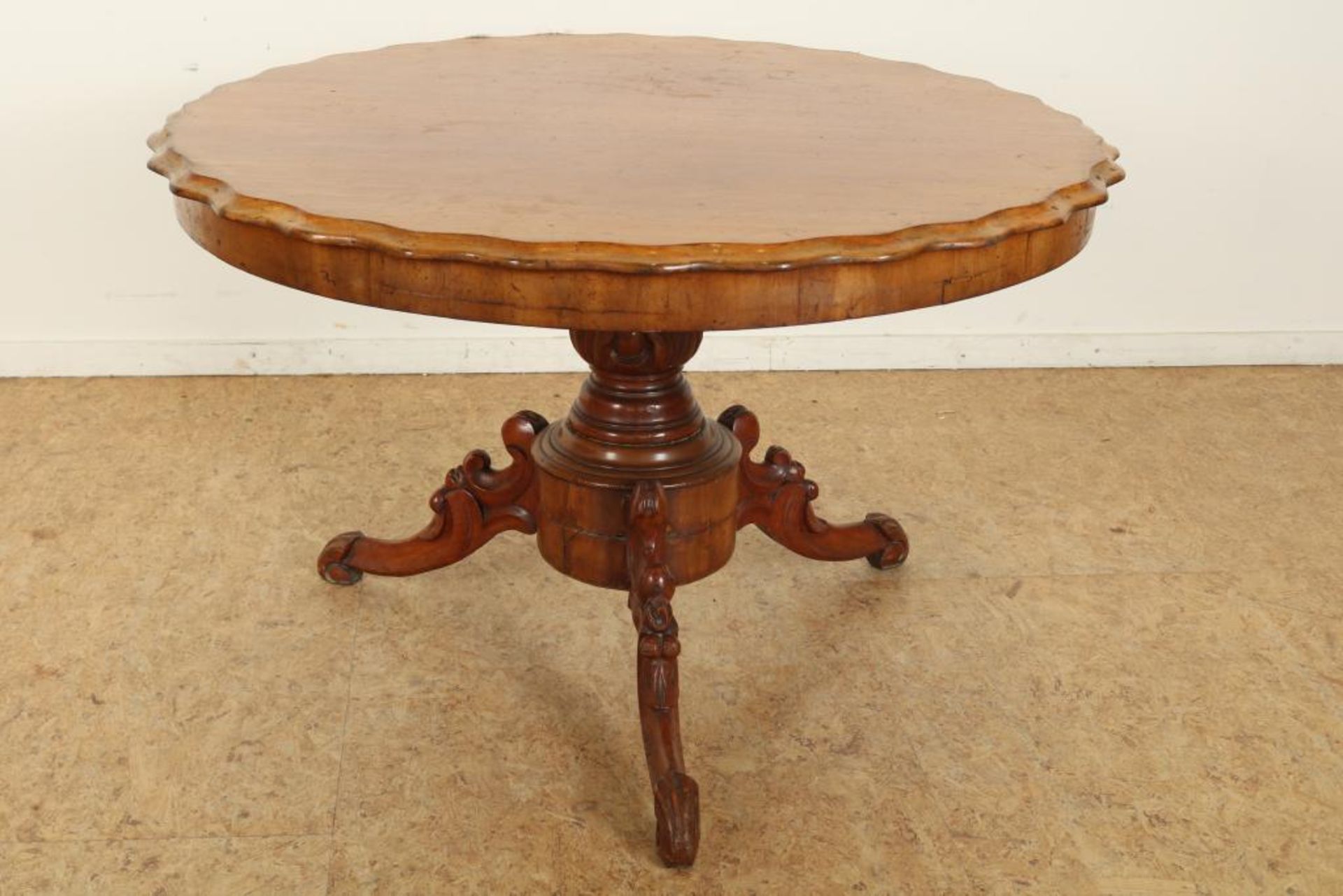 Mahonie Biedermeier salontafel