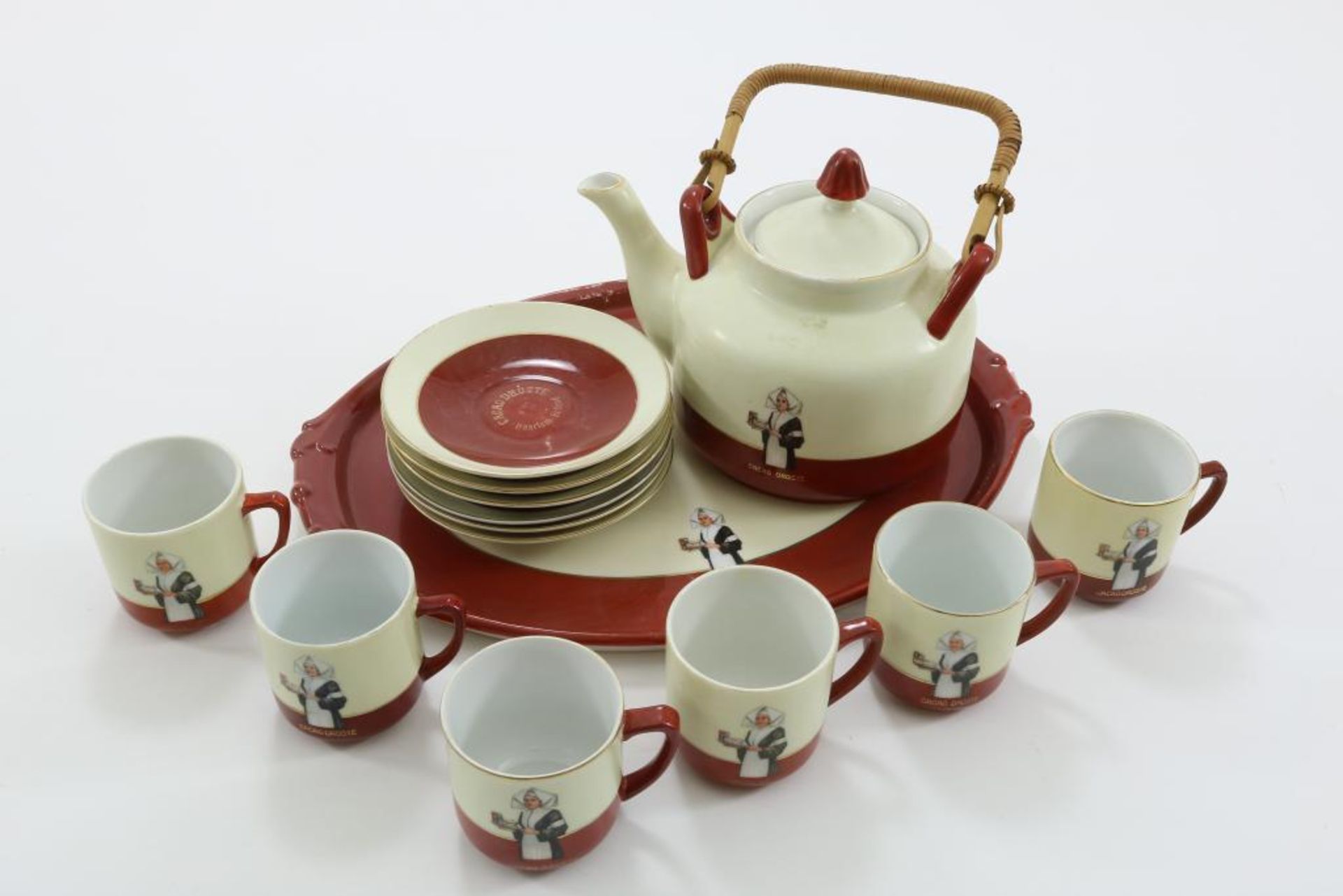 Droste servies, dienblad, 2 blikjes, 17x - Image 2 of 4