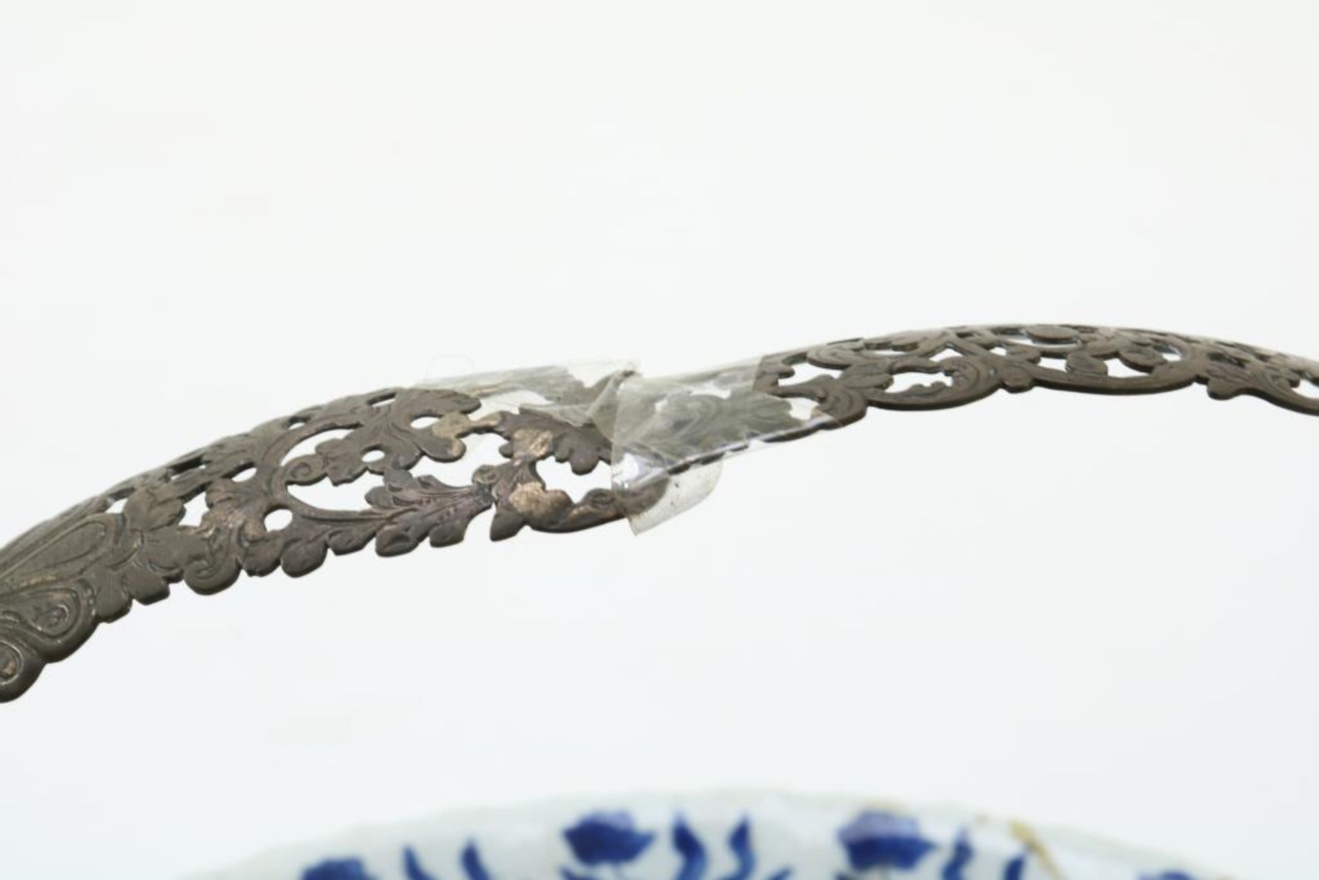 Lot van 2 Kangxi borden (zilver defect) - Image 6 of 9