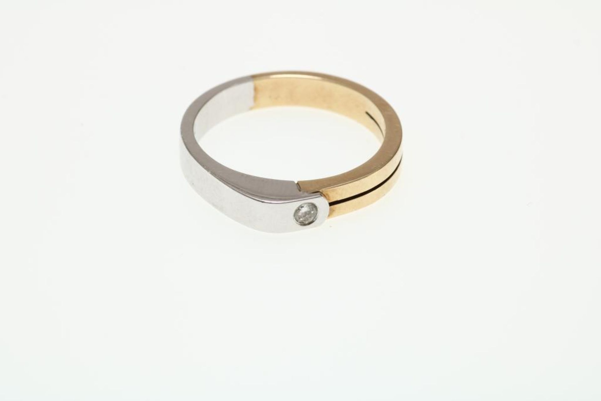 Bicolor gouden ring