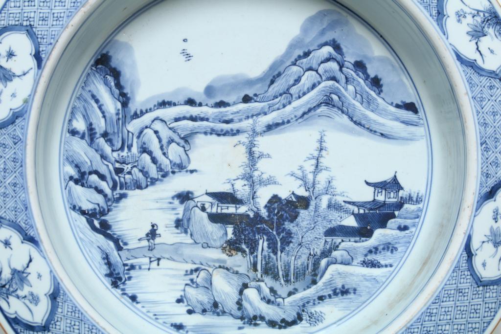 Porseleinen diepe schotel, Qianlong - Bild 3 aus 4