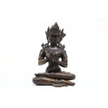 Bronzen sculptuur van Boeddha