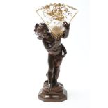 Bronzen sculptuur van putti