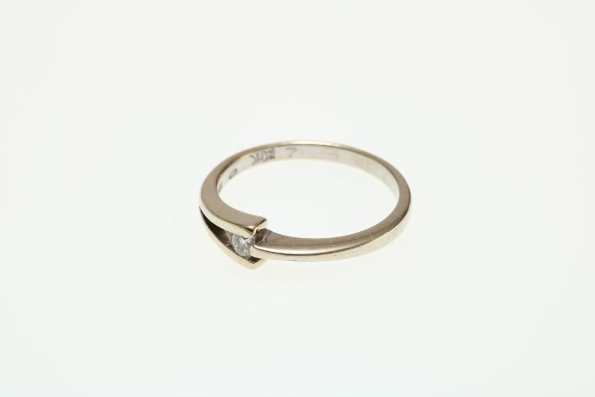 Bicolor gouden ring - Image 2 of 3