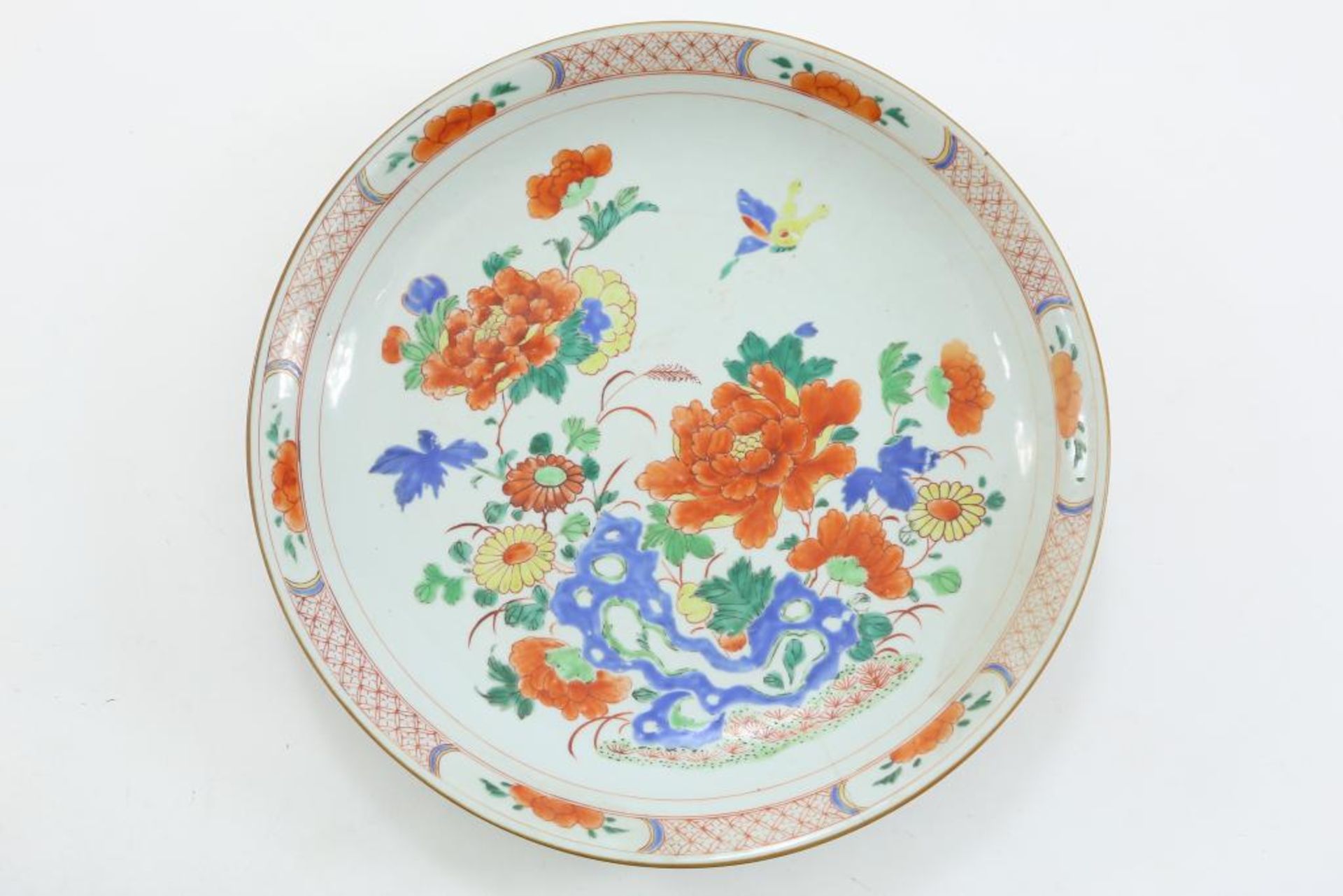 Porseleinen schotel met bloemdecor,China
