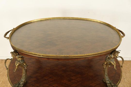 Mahonie gefineerd Louis XVI-stijl tafel - Bild 4 aus 6