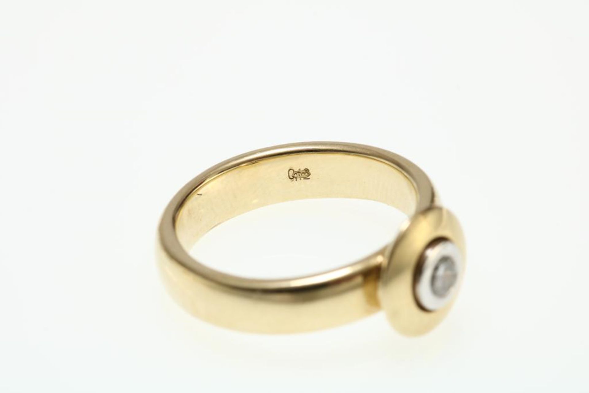 Bicolor gouden ring - Image 3 of 4