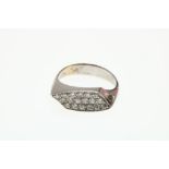 Witgouden fantasie ring