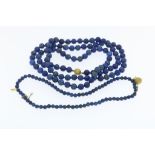 Set waarbij ketting en armband lapis