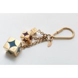 Louis Vuitton Bag Charm, dobbelstenen