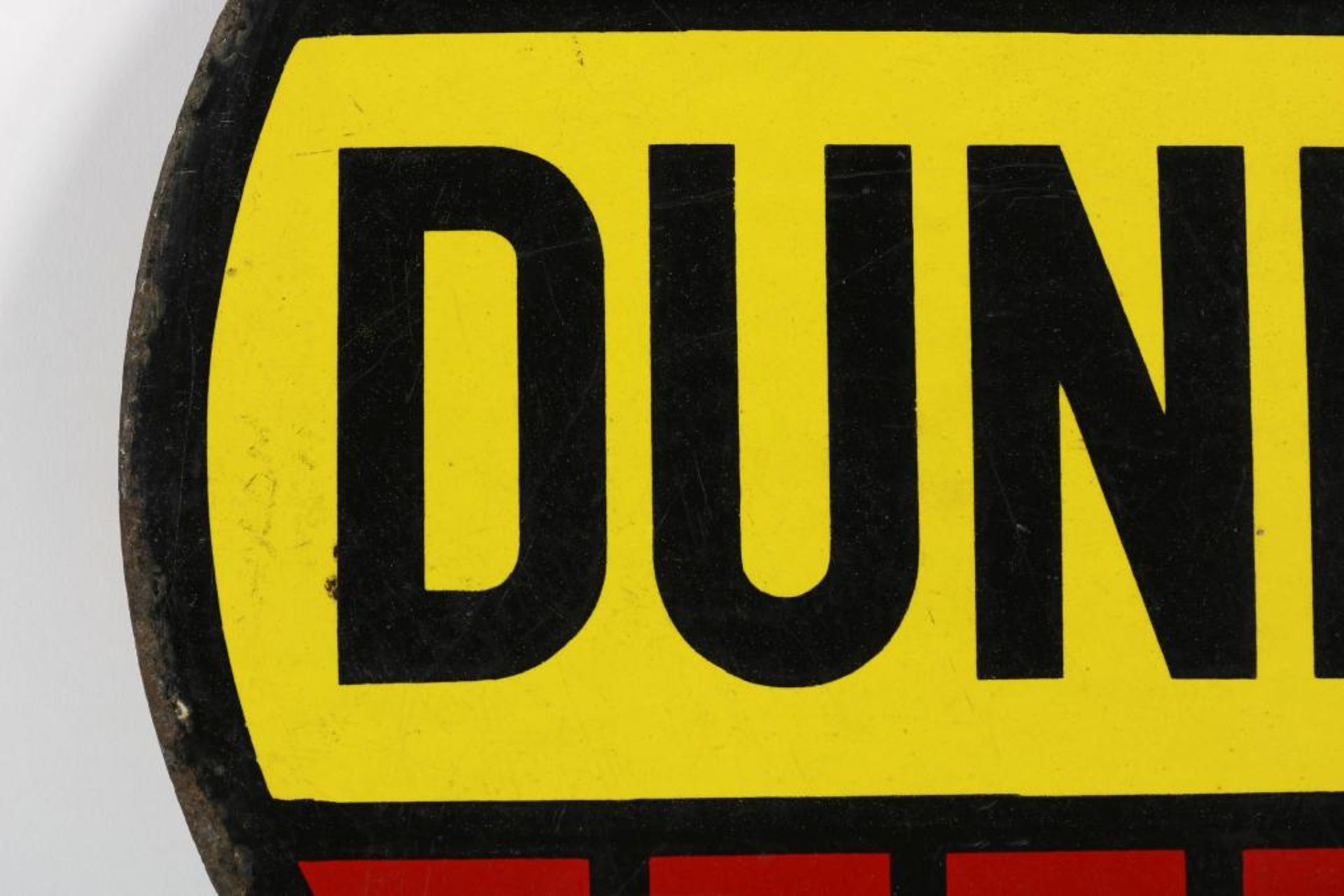Emaille reclamebord Dunlop PNEUS dubbelz - Bild 3 aus 4