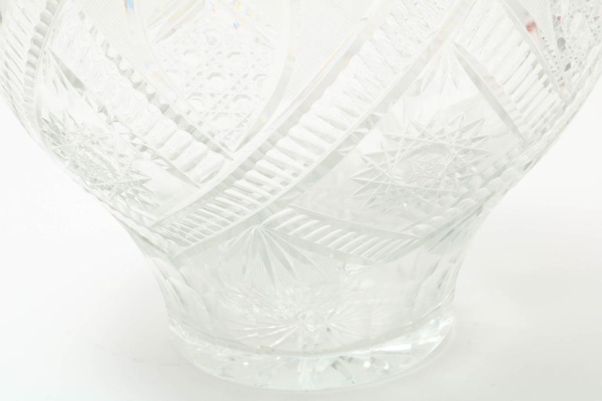 Kristallen punch bowl, met schep - Bild 4 aus 6