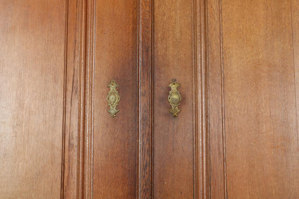 Eiken kruispoot kabinet met twee deur - Bild 4 aus 5