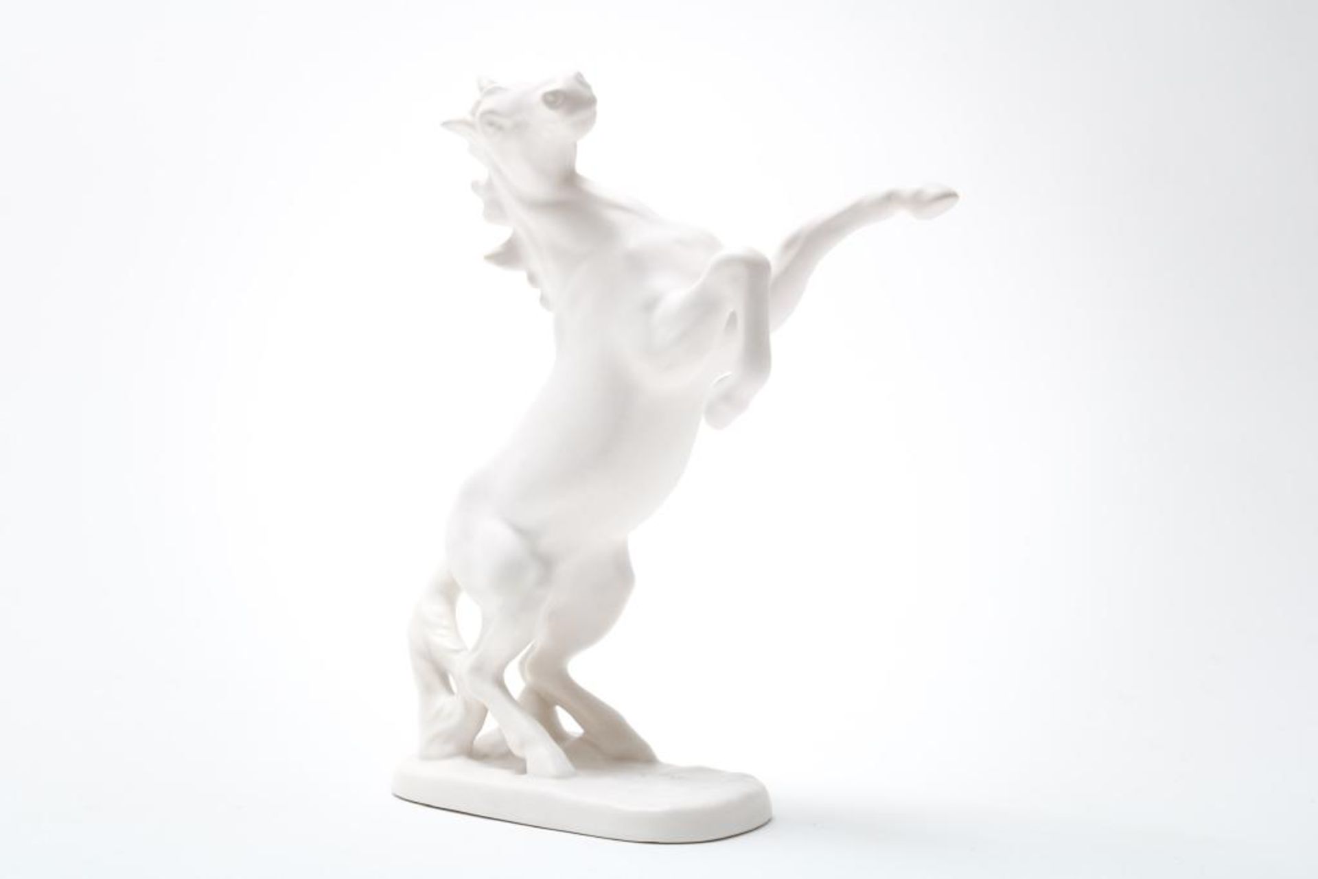 Wit keramieken sculptuur van paard - Bild 2 aus 3