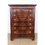 Mahonie Charles X chiffoniere