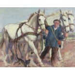 Westermann, Gerard. Boer met paarden