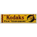 Kodaks Verichome film emaille bord