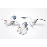 Lladro sculpturen: kraanvogels