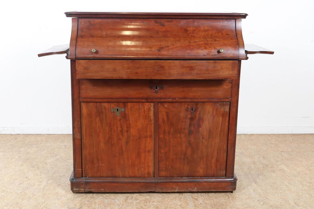 Mahoniehouten scheepssecretaire 19e eeu - Bild 4 aus 9