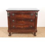 Empire mahonie commode