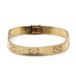 14 kt. Gouden armband, jaren '70,