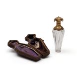 Kristallen parfumflacon, 19e eeuw,