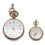 Internation Watch Company, 18 kt. gouden remontoir horloge,