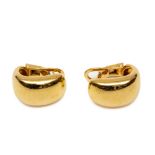 Cartier, 18 kt. gouden oorstekers,